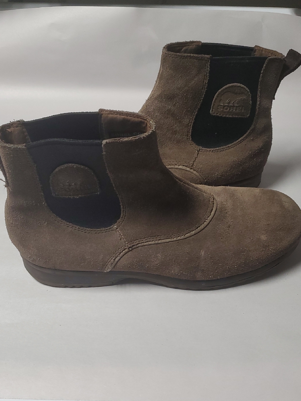 Mens Sorel Greely Suede Chelsea Boots - Brown Size 10 Waterproof Preppy Gorpcore